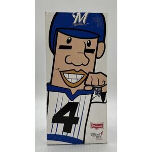 2011 Racing Hot Dog Milwaukee Brewers Bobblehead SGA Breast Cancer-New {PP}